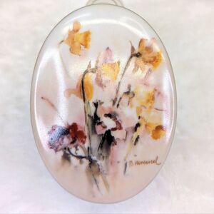 Vintage Goebel Berta Hummel Gallery Daffodils and Anemones Numbered Trinket Box